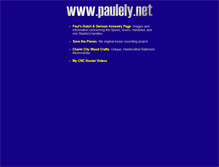Tablet Screenshot of paulely.net